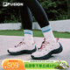 FILA FUSION斐樂(lè )女鞋休閑鞋戶(hù)外脊骨鞋2運動(dòng)鞋戶(hù)外休閑鞋子女 泡沫白/桃紅色-WP 37.5