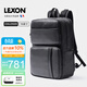 樂(lè )上（LEXON）雙肩包男15.6/16英寸筆記本電腦包真牛皮商務(wù)背包旅行大容量書(shū)包