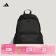adidas實(shí)用簡(jiǎn)約舒適通勤運動(dòng)雙肩背包男女新款阿迪達斯官方   黑色   NS(均碼)