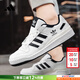 阿迪達斯（adidas）三葉草男鞋女鞋 2026春季新款運動(dòng)休閑鞋時(shí)尚情侶鞋耐磨低幫板鞋 【黑白/撞色小白鞋】 店長(cháng)主推 42 (內長(cháng)260mm)