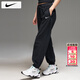 耐克（NIKE）褲子春季女士2026新款運動(dòng)褲時(shí)尚跑步束腳褲舒適衛褲透氣休閑長(cháng)褲 全棉親膚/偏大一碼/曬圖退5 M