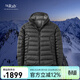 Rab【斷貨王】升級款秋冬男士800蓬輕量保暖鵝絨連帽羽絨服 QDB-81 黑色 重磅新品 M