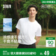 森馬（Semir）涼感T|短袖T恤男吸濕速干抑菌白t2025夏百搭上衣遮熱109325100101