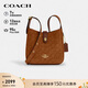 蔻馳（COACH）【品牌直供】女士HADLEY小號單肩手提斜挎包焦糖色CCE16禮物