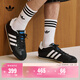 adidas「T頭鞋」K 74經(jīng)典薄底運動(dòng)鞋男女阿迪達斯官方三葉草 黑色/亮白/樹(shù)脂黃(推薦腳型偏胖選大半碼)   40