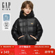 蓋璞男童2025秋季新款logo連帽羽絨服寬松兒童裝保暖面包服824323