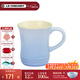 酷彩（Le Creuset） 炻瓷400毫升馬克杯子咖啡早餐辦公家用茶水杯麥片早餐杯陶瓷歐式 400ml馬克杯水晶藍