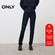 ONLY2025冬季新款塑形高腰收腹緊身褲長(cháng)褲牛仔褲女|125432001 J0B藍灰牛仔 L L標準褲長(cháng)