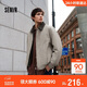 森馬（Semir）棉服男假兩件飛行員拼接牛仔棉衣2025年oversize冬109725112106