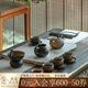 萬(wàn)仟堂（Edenus）高檔茶具套裝 家用客廳茶壺茶杯茶具泡茶器全套新年禮物 萬(wàn)事勝意 秋山窯變釉（1壺1海1漏6杯6碟） 16件