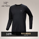 ARC'TERYX始祖鳥(niǎo) IONIA MERINO WOOL LS 男子 羊毛長(cháng)袖T恤 BLACK/黑色 M