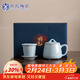 蘇氏陶瓷汝窯辦公杯帶蓋家用泡茶水杯開(kāi)片可養過(guò)濾喝茶杯禮盒裝