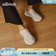 Allbirds休閑鞋Livo slip on新款舒適一腳蹬加絨厚底增高男鞋