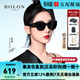 暴龍（BOLON）太陽(yáng)鏡 楊紫林一明星潮流貓眼寬腿墨鏡板材可選偏光女 BL3189 BL3189C10-酷感黑-偏光款
