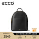 愛(ài)步（ECCO）【38女神節禮物】 雙肩包中號 輕奢牛皮大容量背包9107799 HL 黑色910779990000