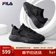 斐樂(lè )（FILA）跑步鞋老爹鞋男鞋FILA MARSⅡ火星二代情侶款復古運動(dòng)鞋休閑鞋 黑-BK-F12M141116F 42
