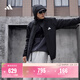 adidas拒水加絨內膽三合一連帽外套男女秋冬阿迪達斯官方輕運動(dòng)   黑色   L