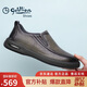 金利來(lái)（Goldlion）【春季煥新】男鞋時(shí)尚商務(wù)舒適套腳休閑皮鞋G506310110RRB灰色-42