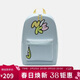 耐克（NIKE）兒童雙肩包 可愛(ài)時(shí)尚書(shū)包運動(dòng)包HF7250-474冰川藍
