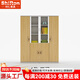 時(shí)仁（ShiRen）辦公家具板式文件柜會(huì )議室資料柜三門(mén)書(shū)架儲物矮柜子辦公柜檔案柜 A四門(mén)