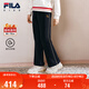 FILA斐樂(lè )兒童童裝長(cháng)褲2026年春季女中大童針織長(cháng)褲