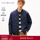 Tommy Hilfiger【輕薄絎縫】秋冬男裝防水美式潮流飛行員棒球棉服夾克外套