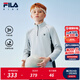 斐樂(lè )FILA【抗靜電】?jì)和疶恤長(cháng)袖2025秋冬新男中大童運動(dòng)訓練上衣 初昏藍-LB 165