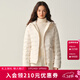 ELAND【無(wú)界鵝絨服】衣戀羽絨服女時(shí)尚連帽短款外套2025冬季新款 象牙白/白色(39)Ivory M /165