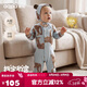 aqpa[指定豹富]嬰兒衣服春秋長(cháng)絨棉寶寶連體哈衣 指定豹富 90cm