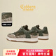 卡賓復古鞋子男款春季輕奢潮流板鞋男士運動(dòng)休閑鞋小眾設計韓版潮鞋 米綠 41