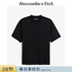 Abercrombie & Fitch經(jīng)典小麋鹿圖案美式重磅棉質(zhì)短袖T恤25夏季男裝124-5181 黑色 S (175/92A)