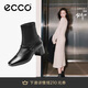 愛(ài)步（ECCO）復古優(yōu)雅法式瑪麗珍彈力瘦瘦靴 型塑290973 黑色36