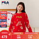 FILA斐樂(lè )兒童童裝衛衣2026年春季男中大童套頭衛衣