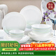 NINE CRANES餐具套裝家用陶瓷景德鎮現代簡(jiǎn)約碗盤(pán)組合盤(pán)子碗情侶二人食一套