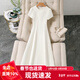 GARNUO赫本風(fēng)黑色連衣裙女夏季2026新款法式高級感裙子收腰顯瘦禮服長(cháng)裙 白色【短袖長(cháng)款】 M 【101-110斤】