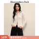 Abercrombie & Fitch【修身顯瘦】小麋鹿圖案打底內搭開(kāi)衫上衣25秋冬女裝139-5707 奶白色 S (165/88A)