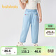 巴拉巴拉童裝兒童長(cháng)褲涼感牛仔褲女童2025夏季褲子松緊腰208225108008