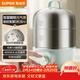 蘇泊爾（SUPOR）煮蛋器 小電蒸鍋 多功能家用0涂層不銹鋼蒸蛋器  煮雞蛋神器 可定時(shí)自動(dòng)斷電 Z16YK858隨機發(fā)貨