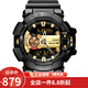 卡西歐(CASIO)手表 G-SHOCK智能音樂(lè )藍牙運動(dòng)男士手表 GBA-400-1A9