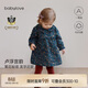 babylove女寶寶連衣裙春秋季純棉嬰幼兒外出衣服洋氣甜美可愛(ài)碎花裙子