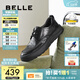百麗（Belle）厚底商務(wù)鞋男春新牛皮舒適系帶休閑皮鞋A1841AM5預售 黑色-系帶 41 (255mm)