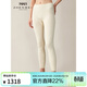 珍貝【全成型精紡純羊絨保暖褲】針織褲長(cháng)褲女冬季新款168 白色 XL （110）