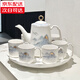 蕊順高檔茶具套裝結婚禮品新款陶瓷水杯茶壺茶杯客廳待客喬遷之喜送禮 山水高檔茶具套裝【禮盒裝】