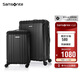 新秀麗（Samsonite）行李箱20英寸+28英寸拉桿箱子母套裝箱旅行密碼箱N(xiāo)X0黑色
