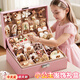 貝初眾女孩生日禮物兒童玩具5-6-10歲7-14歲8-12十3節日禮物過(guò)家家發(fā)飾 萌咖草莓兔【145件+禮袋】 新年禮盒3-4-7十歲火的最9送學(xué)生女兒八九8歲2025