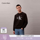Calvin KleinJeans春秋男士美式運動(dòng)通勤休閑風(fēng)ck經(jīng)典字母圓領(lǐng)打底衫衛衣