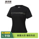 波司登（BOSIDENG）夏季新款驕陽(yáng)純棉T恤女休閑運動(dòng)涼感寬松潮流短袖B250225112YH 印羽黑9755 S 160/84A