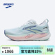 布魯克斯（BROOKS）Glycerin 甘油22女子舒適緩震跑鞋 白/帽貝藍/鮮藍（支撐版） 39