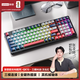 聯(lián)想（Lenovo）GK10 98W無(wú)線(xiàn)藍牙三模機械鍵盤(pán) RGB背光 全鍵熱插拔 筆記本電腦游戲辦公通用 極光系列 文化紅茶軸