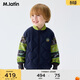 馬·拉?。∕.Latin）馬拉丁兒童羽絨服25冬裝新款男童女童小童漫畫(huà)格提花輕薄羽絨服
